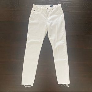 AG The Mila Ankle Women’s White Jeans